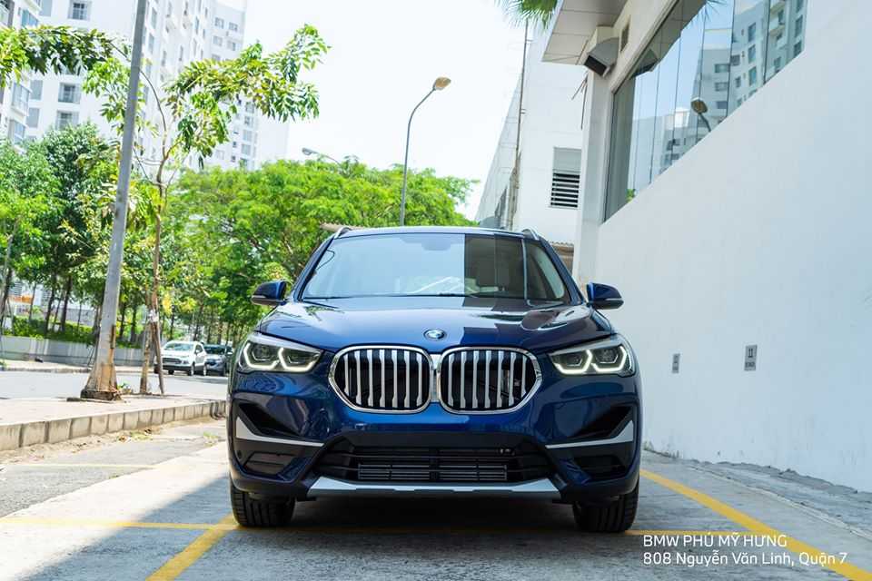 Bộ hình thực tế BMW X1 LCI 2020 về Việt Nam ( Màu Phytonic Blue – nội thất trắng)